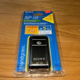 Np-98 Sony 027242508682 Wf Oem Sealed Handyman Camcorder Rechargeable Battery