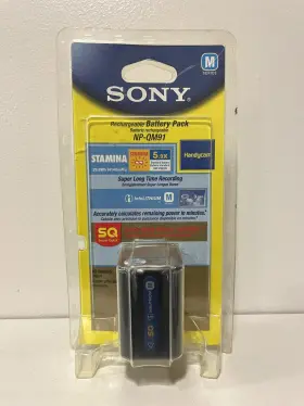 Np-qm91 Sony 027242591813 New Sealed Genuine Oem Rechargeable Handycam Battery Pack