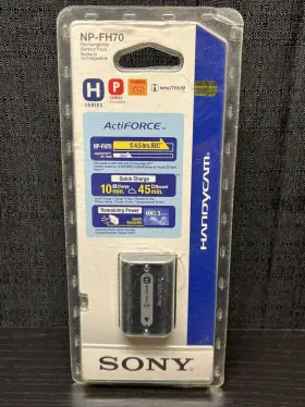 Npfh70 Sony 027242706569 Battery Rechargeable Fits Most Camcorders Video Camera