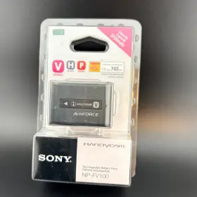 Fv100 Sony 027242779105 Np Battery Pack Rechargeable Handycam Info Lithium V Series 3700mah