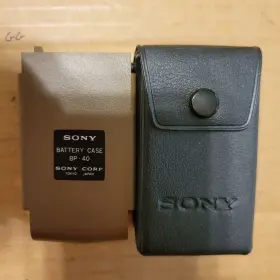 Bp-40 Sony Vintage Battery Case Unused Office Surplus