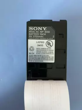 Np-80d Sony Rechargeable Battery With Led 2700mah Video 8 Camcorders Box Genuine #2