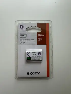 Hdr-az1vb Sony Np-by1 Genuine Npby1 Battery For Mini Camera And More Y-series
