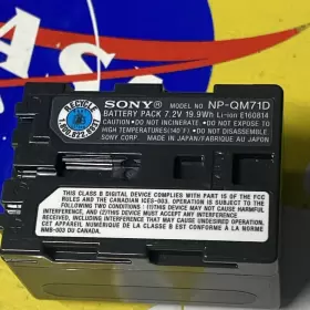 Np-qm71d Sony Np-qm71 Camcorder Infolithium Battery Oem Authentic Video Camera