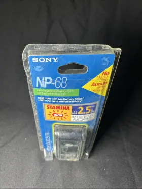 Np-68 Sony Np68 Vintage Rechargeable Battery Pack 1800mah With No Memory Effect New
