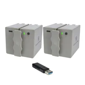 Ko-cr1 Stealth Cam K2746 360 Max Cartridge Lithium Battery 2-pack With Card Reader Bundle