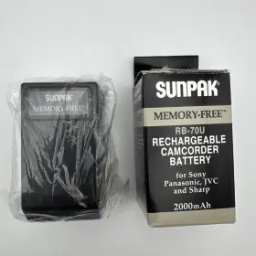 Rb-70u Sunpak Nib 2000mah Memory-free Rechargeable Camcorder Battery Sony Jvc