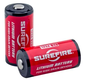 Surefire Sf6bc 123a Batteries Red/black 3.0 Volts 1 500 Mah 6