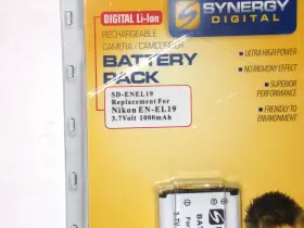 Sd-enel19 Synergy 876544022132 Digital Battery Pack For Nikon N-el19 New But Old Stock #3