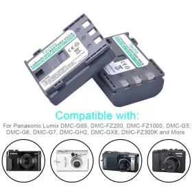 Nb-2lh Tectra 614405069298 2-pack Nb-2l Battery Rapid Lcd Display Usb Charger For Canon Powersh #2