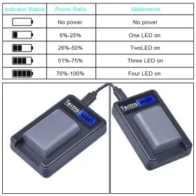 Nb-2lh Tectra 614405069298 2-pack Nb-2l Battery Rapid Lcd Display Usb Charger For Canon Powersh #3