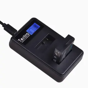 Pg1050 Tectra 614405069748 3-pack Rechargeable Action Camera Battery And Lcd Dual Charger #3