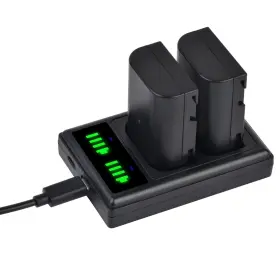 D-li90 Tectra 614405071949 2-pack Dli90 Battery And Led Dual Charger For Pentax 645d 645z K-01 #2
