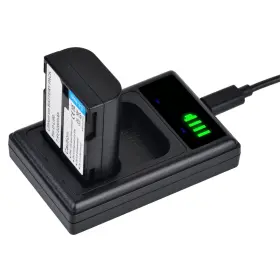 D-li90 Tectra 614405071949 2-pack Dli90 Battery And Led Dual Charger For Pentax 645d 645z K-01 #3