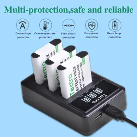 Li92b Tectra 614405072076 3pack Li90b Battery Charger For Olympus Tough Tg6 Tg5 Tgtracker Sh1 Sh2 #3