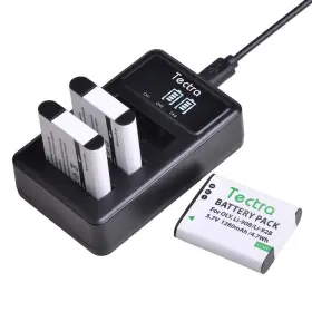 Li92b Tectra 614405072076 3pack Li90b Battery Charger For Olympus Tough Tg6 Tg5 Tgtracker Sh1 Sh2