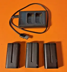 Np-550 Tectra Bonacell Unbranded 638457501872 Lot Of 3 Np-330 Battery Packs And Usb Charger Used Working