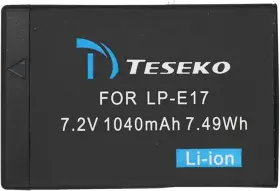Lp-e17 Teseko 610074882312 Power Battery 2-pack And Dual Charger For Canon #2