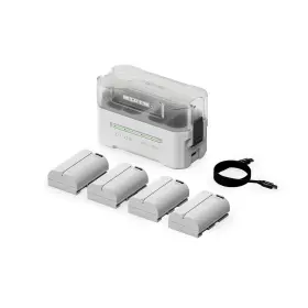 Tilta Iatbce6pbow 4-channel Portable Charging Station With 4x Lp-e6p Battery Off White