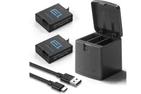 B0fpcmchgx Topwowe 2 Packs Batteries 2100mah Compatible With Gopro Hero 13 Black Camera 3 Slot