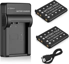 5823845344 Venwo 2 Pack En-el10 Battery And Micro Usb Charger Compatible With Nikon Coolpix S60