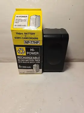 Vidpro 026127810018 Battery For Sony Camcorders Np-77hp