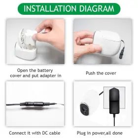 Viivria 657631575447 Power Adapter With 16 Feet Cable Plug Compatible Arlo Camera V #3