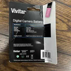 Np-bx1 Vivitar 681066375198 B8 Digital Camera Battery Replacement For Sony New #2