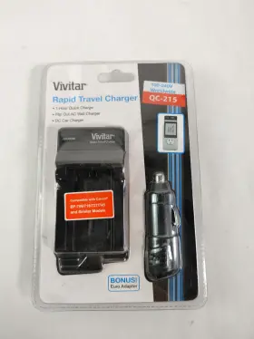 Qc-215 Vivitar New Rapid Travel Charger