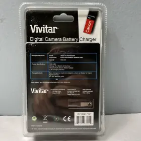 Viv-cbe17-2c3-cbe17 Vivitar Vivatar Lp-e17 Replacement Battery And Charger For Canon Eos M5 77d 200d Camera #2