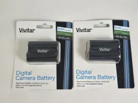 Vivitar Viv-nb-el15 Battery En-el15a 2500mah For Nikon Easy Finder New Nib X2