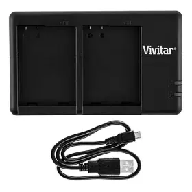 Viv-qc-2133 Vivitar Dual Battery Charger For Canon Nb-10l Nbnbnbj
