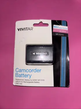 Viv-sb-fv70 Vivitar Sb-fv70 Li-ion Camcorder New