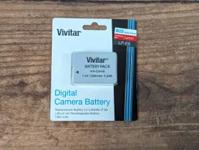 Viv-cb-e8 Vivitar Vivcbe8 Rechargeable Battery Canon Lp-e8 Replacement