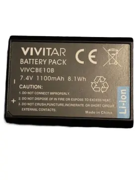 Xpdce10-sh Vivitar Lp E10 Rechargeable Replacement Battery For Canon Eos Rebel T7 T6 T5 #3