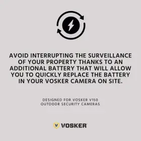 Vosker 628504653418 Extra Rechargeable Lithium Battery Pack For V150 Mobile Long Lasting Lithiu #2