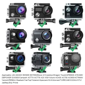 Vvhooy 603849463113 3 X 1050mah Rechargeable Action Camera Battery With Usb Dual Charger Compatib #3