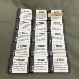 Hero2 Wasabi Power 610074876045 Lot Of 15 Battery For Gopro Original Hd Hero