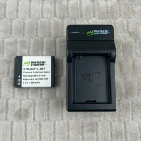 Hero2 Wasabi Power 610074876847 Battery And Charger For Gopro Original Hd Hero Btr-gopro-jwp