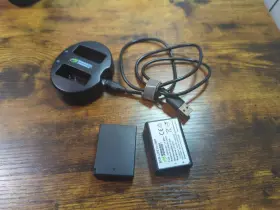 Lp-e10 Wasabi Power 610074882169 Battery 2-pack And Dual Usb Charger For Canon Eos