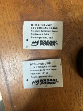 Lp-e8 Wasabi Power 610074882183 Battery 2-pack For Canon