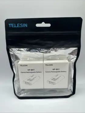 Np-bx1 Wasabi Power 610074882428 Telesin Camera Rechargeable Battery 2-pack For