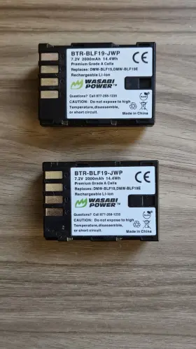 Dmw-blf19 Wasabi Power 610074885702 Battery For Panasonic 2-pack