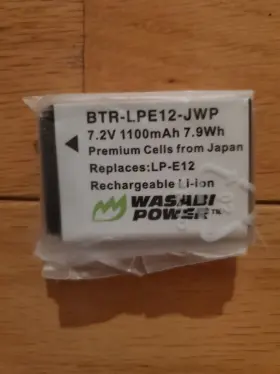 Lp-e12 Wasabi Power 610074885719 Battery For Canon 2-pack #2