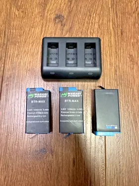 Wasabi Power 610074886297 Gopro And Battery 2-pack For Max Charger