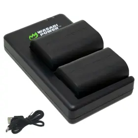 Lp-e6p Wasabi Power 610074888932 Battery 2-pack And Dual Charger For Canon