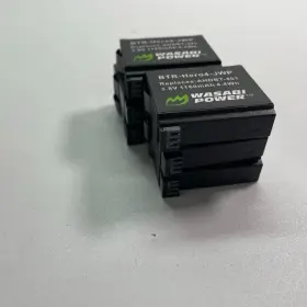 Btr-hero4-jwp-001 Wasabi Power Lot Of 6 Gopro Hero4 Ahdbt-401 Battery By Btr-hero4-jwp