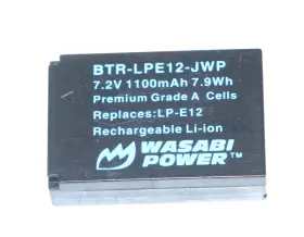 Btr-lpe12-jwp-001 Wasabi Power Used - Battery For Canon Lp-e12