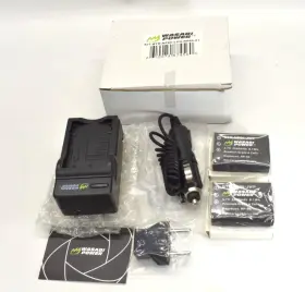 Btr-np25-jwp Wasabi Power Replaces Np-95 2 Li-ion Battery Kit And Charger