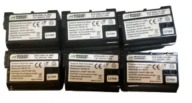 En-el15c Wasabi Power Kit-bb-enel15-01 6 Battery/ 2 Charger Lot For Nikon En-el15a En-el15b